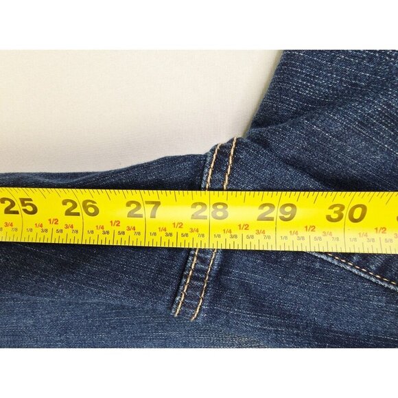 Torrid Size 22S Womens 28" Inseam Boyfriend Straight Vintage Stretch Blue Jeans - Picture 8 of 12